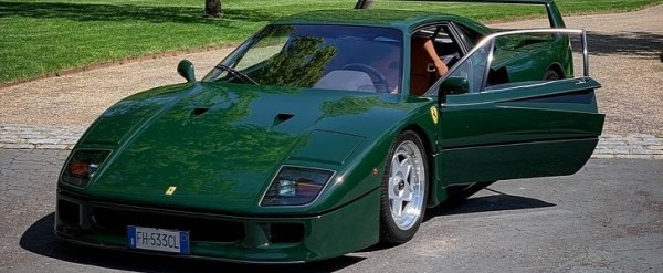 ferrari f40 with verde abetone paint is not a british race car autoevolution ferrari f40 with verde abetone paint is