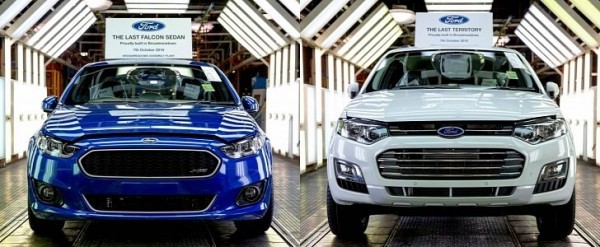 Final Units Of The Ford Falcon And Ford Territory Roll Off The