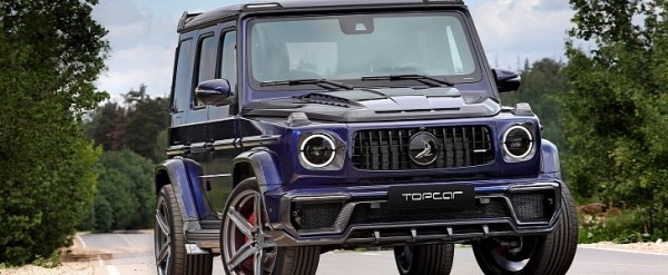 Mercedes Amg G63 Gets Inferno Blue Carbon Treatment From