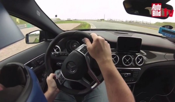 Pretend You Re Driving A Gla 45 Amg On The Track Autoevolution