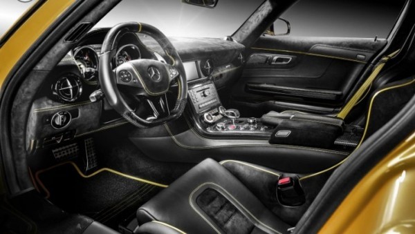 Sls Amg Black Series Interior Gets Drenched In Alcantara By