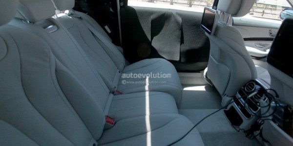 Spyshots Mercedes S Class Pullman Interior Scooped