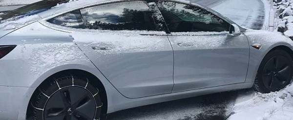Tesla Model 3 Loses Snow Fight Another Hits Deer At 45 Mph