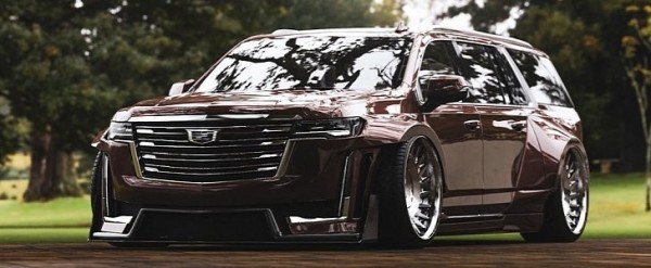 Widebody 2021 Cadillac Escalade Is Long And Wide Autoevolution