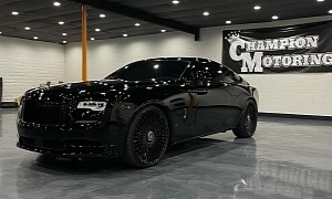 1-of-1 Black Badge Rolls-Royce Wraith Is a Glorious Forgiato-Matched Black Hole