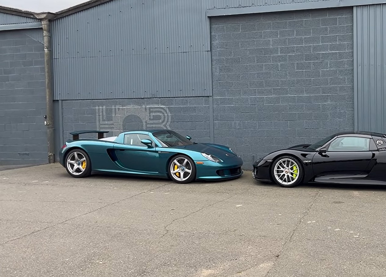 photo of 1-of-1 Porsche Carrera GT Flaunts Unique Turquoise Exterior, Screaming V10 image