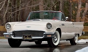 1-of-15 McCullough Supercharged 1957 Ford Thunderbird Comes Out to Play and Stun