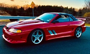 One-of-Three 1995 Saleen S-351 Mustang Convertible Was Seldom Used and It Shows