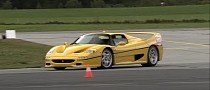 1-of-31 Yellow Ferrari F50 Flexes Naturally Aspirated V12 Like It's 1995