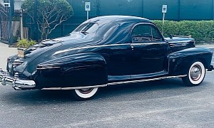 1-of-5 1942 Lincoln Zephyr Packs the Original V12, a Mildly-Spoiled Time Capsule