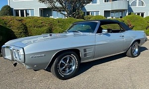 1-Of-87 1969 Pontiac Firebird Convertible 400 HO Is Simply a Perfect Time Capsule