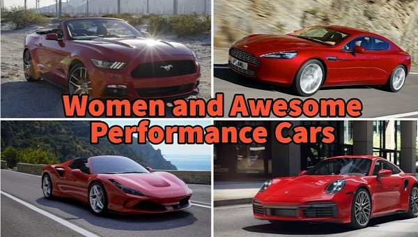 Women and Awesome Performance Cars