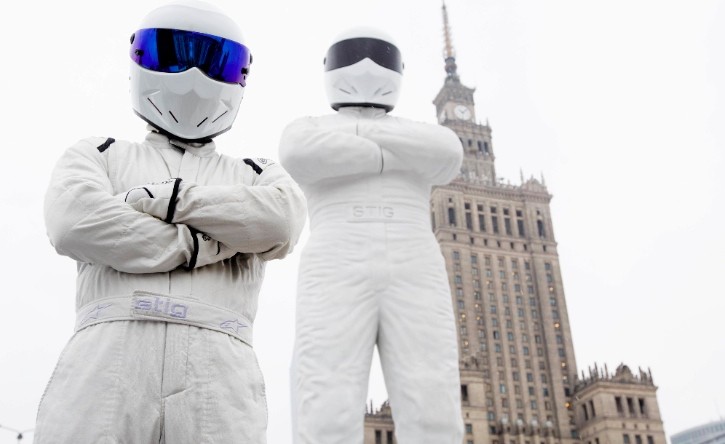 The 33Ft Stig Statue Reaches Warsaw after 3-Day Journey Through Europe