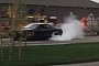 10-Year-Old Kid Nails Dodge Challenger Hellcat Burnouts