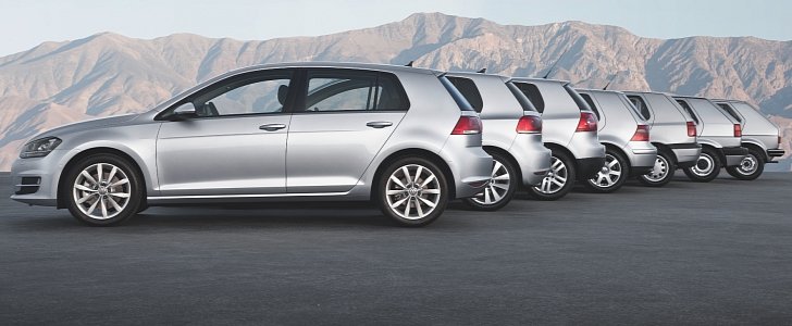 Seven generations of the VW Golf. The first two and the last one are immune to the hack