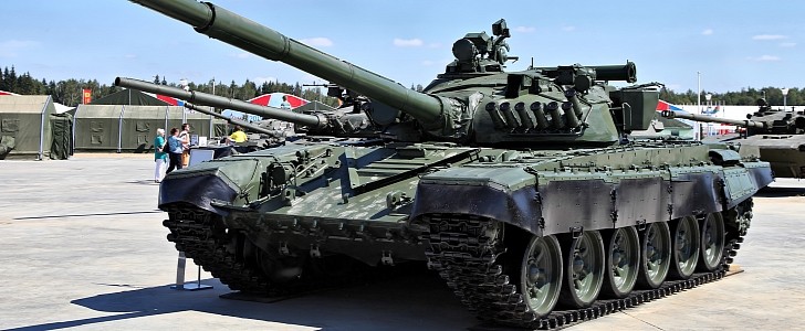 A modernized version of the T-72A