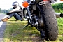 100 Motorcycles' Tires Punctured By the Police