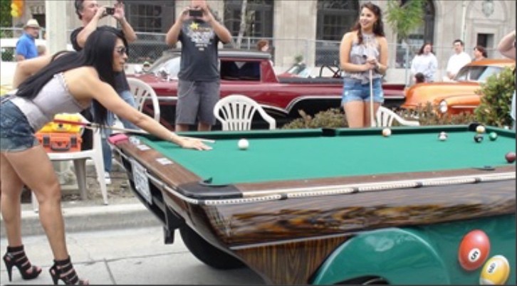 100 Mph Chevrolet Pool Table Car Is the Ultimate Billiard Toy 