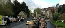 100 Yellow Automobiles Parade a Town To Support Man Who Got His Car Vandalized