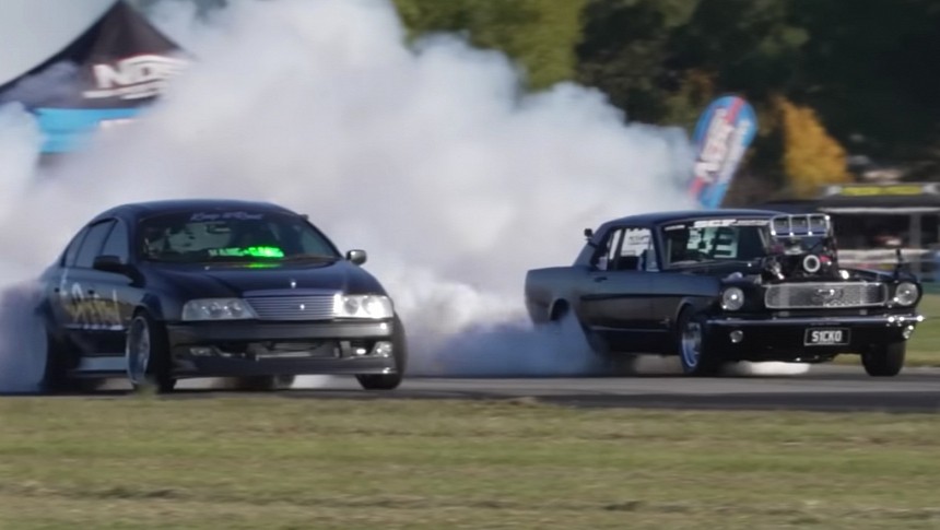 2000 Ford Falcon AU vs 1966 Ford Mustang