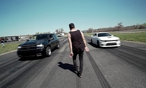 1,000-HP Chevy Trailblazer Daily Driver Crushes a Dodge Hellcat, Does Insane Donuts