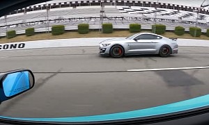 1,000-HP Corvette C7 ZR1 Roll Races 1,200-HP GT500 and There's Not Much in It