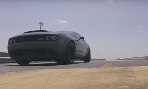1,000 HP Dodge Demon by Hennessey Shows Insane Exhaust Sound in Quick Drive