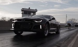 1,000 HP Hennessey Exorcist Camaro ZL1 Beats Dodge Demon with 9.57s 1/4-Mile Run