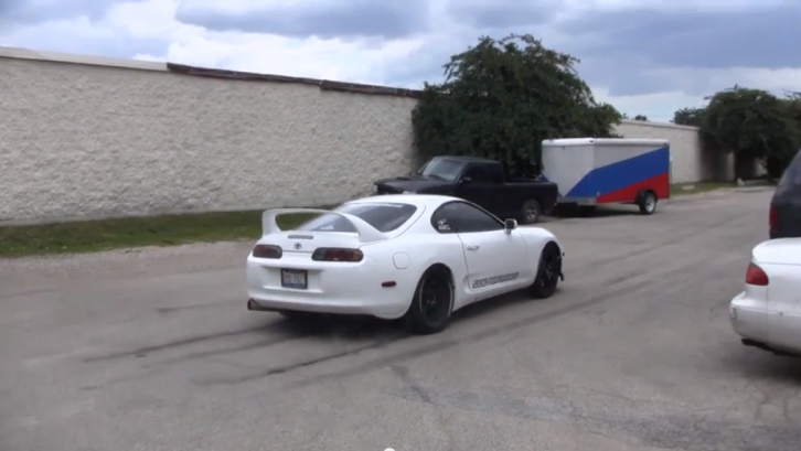 Toyota Supra About to Blow Engine