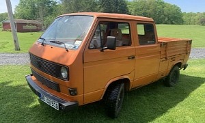 Someone Paid $100,000 For a 1981 VW "DoKa" With a Truck Bed, Has the World Gone Mad?