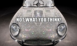 100,000 Swarovski Crystals Turn This Jaguar E-Type Into the Flashiest Ride Ever