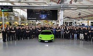 10,000th Lamborghini Huracan Rolls Off The Line In Sant’Agata Bolognese