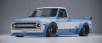 1,000+HP Chevy C10 EV Restomod Is a ‘Zeus’ of Widebody Projects, Might Turn Real