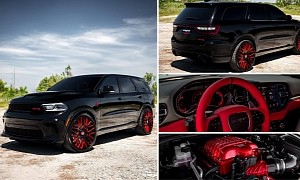1,010-HP Dodge Durango SRT Hellcat RS Edition Is Red and Black Literally Everywhere