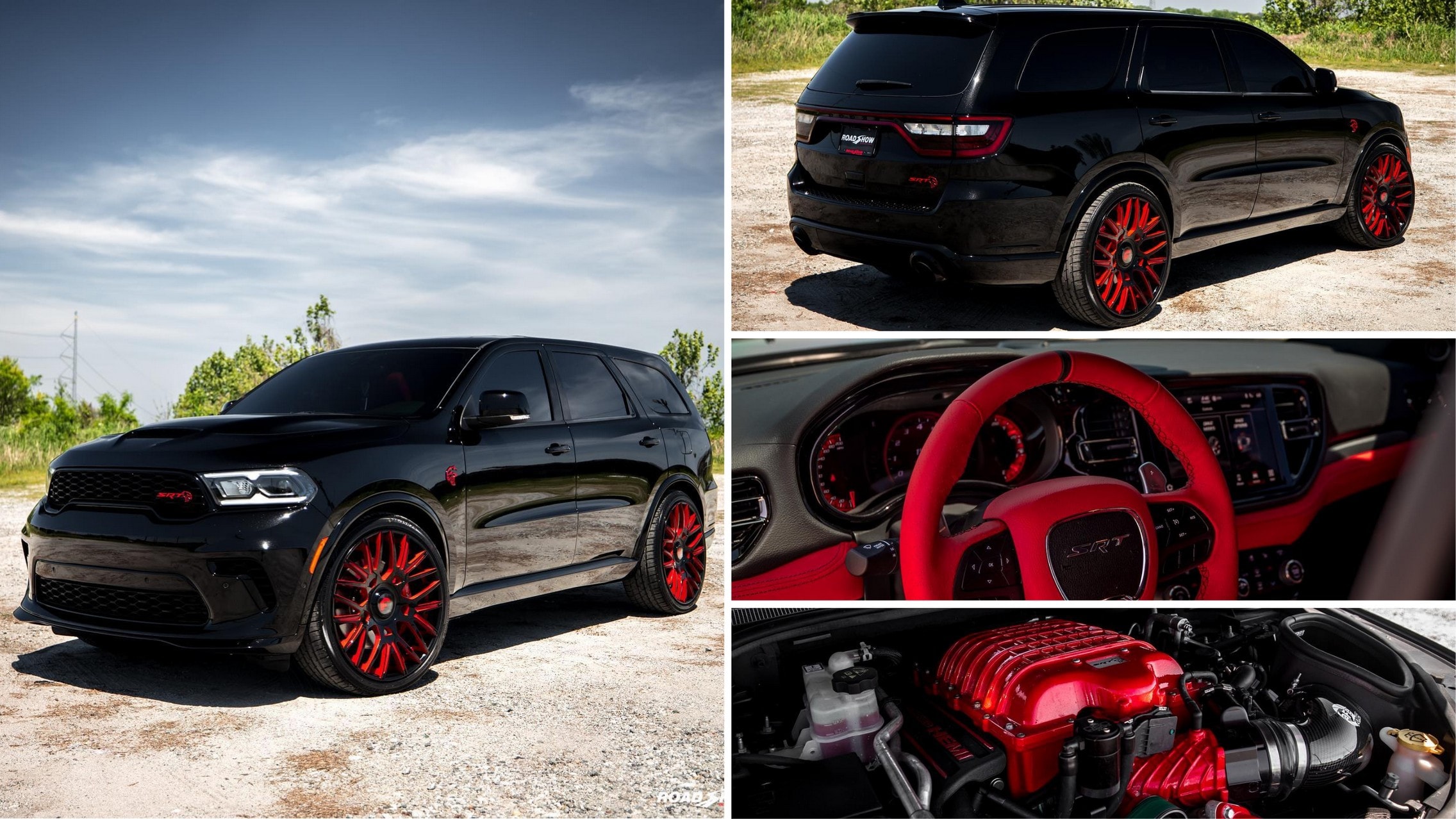 1,010-HP Dodge Durango SRT Hellcat RS Edition Is Red and Black