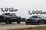 1,012-HP Mammoth TRX Drags 1,000-HP Charger Jailbreak, Someone Gets Destroyed