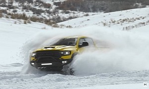 1,012-HP Ram TRX Plays With Dirt and Snow, Hennessey Puts Mammoth to Good Use