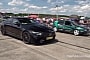 1,050-HP VW Golf Drags AMG GT 63 S, One Driver Closes the Door Mid-Race and Still Wins