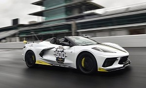 105th Indy 500 to Be Paced by a Convertible Corvette, IMS President Takes a Lap