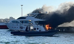 108-Foot Luxury Yacht Good Vibes Catches Fire, Sinks in Ibiza
