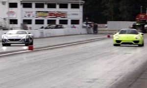 1,088 HP Rimac Concept One EV vs Porsche 918 Spyder Drag Race Is Simply Stunning
