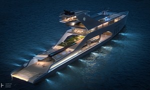 108M Megayacht from Hareide Design Is Impossibly Beautiful, Has Its Own Beach