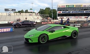 1,100-HP R35 Nissan GT-R Drags 2,500-HP Lambo Huracan and M3 With Surprising Results 