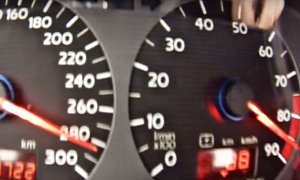 1,100 HP VW Golf Mk II 0-174 MPH/280 KM/H Street Acceleration Test Gets Brutal