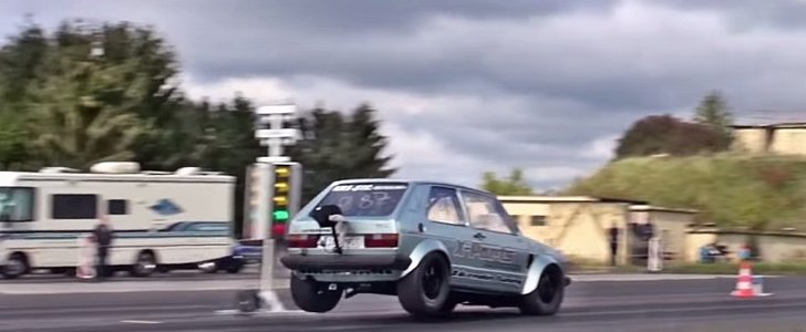 1,150 HP Golf with AWD snaps its driveshaft
