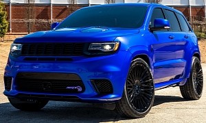 1,150-HP Iso Blue Jeep Trackhawk RS Edition Is Not a Typical Transparent Hood SUV