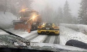 1,160 HP Koenigsegg Agera RS ML Plows the Snow in Swiss Alps with a Singer 911