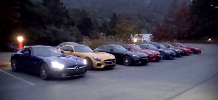 12 Mercedes AMG GT Models in One Video: V8 Overload
