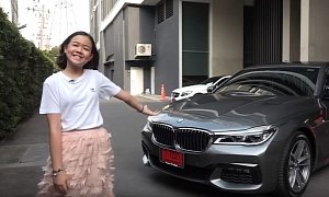 12-Year-Old Makeup Artist Buys BMW 7 Series With Her Own Money