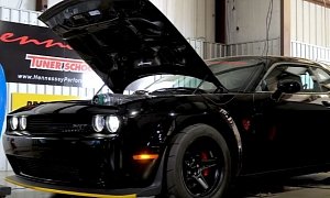 1,200 HP Dodge Demon Hits The Dyno, Sounds Like a Riot